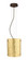 Tamburo One Light Pendant in Bronze (74|1KG-4006GS-BR)