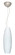 Tara One Light Pendant in Satin Nickel (74|1KX-412719-LED-SN)