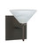 Kona One Light Wall Sconce in Bronze (74|1SW-117652-BR-SQ)