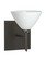 Kona One Light Wall Sconce in Bronze (74|1SW-174307-BR-SQ)