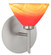 Domi One Light Wall Sconce in Satin Nickel (74|1SW-1743SL-SN)