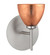 Divi One Light Wall Sconce in Satin Nickel (74|1SW-1758CF-SN)