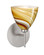 Mia One Light Wall Sconce in Satin Nickel (74|1SW-1779HN-SN)
