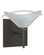 Hoppi One Light Wall Sconce in Bronze (74|1SW-181304-BR-SQ)