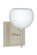 Palla One Light Wall Sconce in Satin Nickel (74|1SW-565807-SN-SQ)