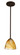 Vila One Light Pendant in Bronze (74|1TT-4470HN-LED-BR)