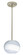 Luna One Light Pendant in Satin Nickel (74|1TT-477699-SN)