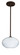 Pape One Light Pendant in Bronze (74|1TT-491307-BR)