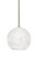 Rocky One Light Pendant in Satin Nickel (74|1TT-ROCKYWH-LED-SN)