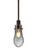 Wish One Light Pendant in Bronze (74|1TT-WISHSM-BR)