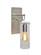 Juni One Light Wall Sconce in Satin Nickel (74|1WP-JUNI10CL-EDIL-SN)