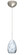 Pera One Light Pendant in Satin Nickel (74|1XC-1713MG-LED-SN)