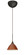 Domi One Light Pendant in Bronze (74|1XC-1743CH-LED-BR)