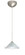 Hoppi One Light Pendant in Satin Nickel (74|1XC-181304-LED-SN)