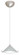 Hoppi One Light Pendant in Satin Nickel (74|1XC-181304-SN)