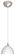 Brella One Light Pendant in Satin Nickel (74|1XC-467907-SN)