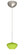 Peri One Light Pendant in Satin Nickel (74|1XC-541035-LED-SN)