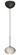Lasso One Light Pendant in Bronze (74|1XC-5612GL-LED-BR)
