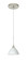 Domi One Light Pendant in Satin Nickel (74|1XT-174307-SN)