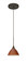 Domi One Light Pendant in Bronze (74|1XT-1743CH-LED-BR)