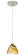 Mia One Light Pendant in Satin Nickel (74|1XT-1779HN-LED-SN)