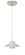 Trilo One Light Pendant in Satin Nickel (74|1XT-271825-SN)