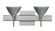Domi Wall Sconce in Satin Nickel (74|2SW-1743TN-SN-SQ)