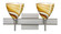 Mia Wall Sconce in Satin Nickel (74|2SW-1779HN-SN-SQ)