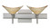 Hoppi Wall Sconce in Satin Nickel (74|2SW-191383-SN-SQ)