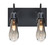 Wish Wall Sconce in Black (74|2WG-WISHSM-BK)