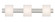 Tito Vanity in Satin Nickel (74|3SW-TITO07-SN)