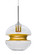 Hula 8 One Light Pendant in Satin Nickel (74|J-HULA8GD-SN)