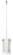 Pahu Pendant in Satin Nickel (74|RXP-C44007-SN)