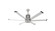 i6 60''Ceiling Fan in Brushed Silver (466|MK-I61-051906A727I06)