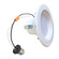 Recessed Recessed Downlight in White Round - Baffled Trim - Regressed (427|773117)