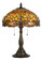 Tiffany Two Light Table Lamp in Antique brass (225|BO-2372TB)
