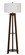 Bilzen One Light Floor Lamp in Walnut (225|BO-2833FL)