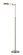 Clemson LED Swing Arm Floor lamp in Brushed Steel (225|BO-2844FL-1-BS)