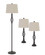 3 Pc Package Table and Floor Lamp in Armadillo (225|BO-2963-3)