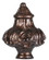 Metal Finials Finial in Rust (225|FA-5058B)