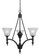 ROCKWOOD Three Light Chandelier in Dark Bronze (225|FX-3541/3)