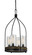 CHARDON Four Light Chandelier in Iron/Wood (225|FX-3614-4)