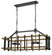 Bruck Six Light Island Chandelier in Iron/Light Oak (225|FX-3705-6)