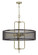 Leiden Six Light Chandelier in Antique Brass/Black (225|FX-3727-6)