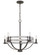 Brig Five Light Chandelier in Natural Wood/Iron (225|FX-3733-5)