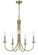 Spiez Five Light Chandelier in Antique Brass (225|FX-3736-5)