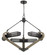 Baden Six Light Chandelier in Wood/Iron (225|FX-3740-6)