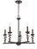 Forbach Five Light Chandelier in Texture black (225|FX-3746-5)