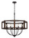 Renton Eight Light Chandelier in Oak (225|FX-3761-8)