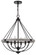 Somersworth Four Light Chandelier in White Washed / Black (225|FX-3770-4)